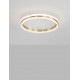 Gold Aluminium & Acrylic LED 38 Watt 230 Volt 3761Lm 3000K IP20 D: 45 H: 6 cm 
