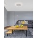 Sandy White Aluminium & Acrylic LED 38 Watt 230 Volt 3761Lm 3000K IP20 D: 45 H: 6 cm 