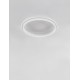 Sandy White Aluminium & Acrylic LED 38 Watt 230 Volt 3761Lm 3000K IP20 D: 45 H: 6 cm 