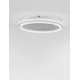 Sandy White Aluminium & Acrylic LED 38 Watt 230 Volt 3761Lm 3000K IP20 D: 45 H: 6 cm 