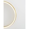 Gold Aluminium & Acrylic LED 52 Watt 230 Volt 6339Lm 3000K IP20 D: 60 H: 6 cm