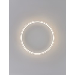 Sandy White Aluminium & Acrylic LED 52 Watt 230 Volt 6339Lm 3000K IP20 D: 60 H: 6 cm 