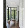 Sandy White Aluminium & Acrylic LED 30 Watt 230 Volt 2223Lm 3000K IP20 D: 37 H: 4.6 cm