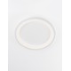 Sandy White Aluminium & Acrylic LED 30 Watt 230 Volt 2223Lm 3000K IP20 D: 37 H: 4.6 cm 