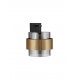 Smoky Glass Brass Gold Metal LED E27 1x12 Watt 230 Volt IP20 Bulb Excluded D: 18 W: 23.5 H: 21.5 cm 