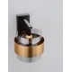 Smoky Glass Brass Gold Metal LED E27 1x12 Watt 230 Volt IP20 Bulb Excluded D: 18 W: 23.5 H: 21.5 cm 