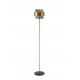 Smoky Glass Brass Gold Metal LED E27 1x12 Watt 230 Volt IP20 Bulb Excluded Cable Length: 165 cm D: 25 H: 154 cm 