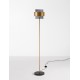 Smoky Glass Brass Gold Metal LED E27 1x12 Watt 230 Volt IP20 Bulb Excluded Cable Length: 165 cm D: 25 H: 154 cm 