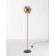 Smoky Glass Brass Gold Metal LED E27 1x12 Watt 230 Volt IP20 Bulb Excluded Cable Length: 165 cm D: 25 H: 154 cm 