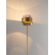 Smoky Glass Brass Gold Metal LED E27 1x12 Watt 230 Volt IP20 Bulb Excluded Cable Length: 165 cm D: 25 H: 154 cm 