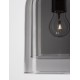 Double Layered Smoky Glass Black Cord Black Metal Base LED E27 1x12 Watt 230 Volt IP20 Bulb Excluded D: 18 H: 240 cm Adjustable 