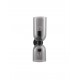 Smoky Glass Black Metal Base LED E14 2x5 Watt 230 Volt IP20 Bulb Excluded D: 11.5 W: 16.5 H: 37.5 cm 