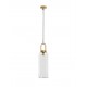Clear Glass Black Cord Brass Gold Metal LED E27 1x12 Watt 230 Volt IP20 Bulb Excluded D: 15.5 H1: 53 H2: 255 cm Adjustable Hei