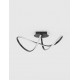 Sandy Black Aluminium & Acrylic LED 23 Watt 230 Volt 1400Lm 3000K IP20 L: 61 W: 24.5 H: 27 cm 