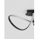 Sandy Black Aluminium & Acrylic LED 23 Watt 230 Volt 1400Lm 3000K IP20 L: 61 W: 24.5 H: 27 cm 