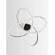 Triac Dimmable Sandy Black Aluminium & Acrylic LED 54 Watt 230 Volt 2800Lm 3000K IP20 D: 68 H: 120 cm Adjustable Height 