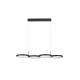 Triac Dimmable Sandy Black Aluminiun & Acrylic LED 41 Watt 230 Volt 2300Lm 3000K IP20 L: 84 W: 32 H: 120 cm Adjustable Height