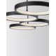 Triac Dimmable Sandy Black Aluminiun & Acrylic LED 41 Watt 230 Volt 2300Lm 3000K IP20 L: 84 W: 32 H: 120 cm Adjustable Height