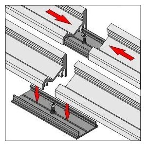 Profile LED Angle 30 / 60 - 1000mm