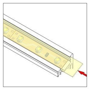 Profile LED Angle 30 / 60 - 1000mm