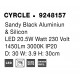 Sandy Black Aluminiun & Acrylic LED 20.5W Watt 230 Volt 1450Lm 3000K IP20 D: 30 W: 3.9 H: 30cm 