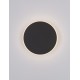Sandy Black Aluminiun & Acrylic LED 12W Watt 230 Volt 850Lm 3000K IP20 D: 20 W: 3.9 H: 20cm 