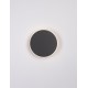 Sandy Black Aluminiun & Acrylic LED 12W Watt 230 Volt 850Lm 3000K IP20 D: 20 W: 3.9 H: 20cm 