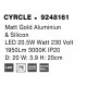 Matt Gold Aluminiun & Acrylic LED 12W Watt 230 Volt 850Lm 3000K IP20 D: 20 W: 3.9 H: 20cm 