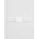 Sandy White Aluminiun & Acrylic LED 12.5 Watt 230 Volt 750Lm 3000K IP20 L: 60.5 W: 6.9 H: 11.8 cm 
