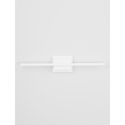 Sandy White Aluminiun & Acrylic LED 12.5 Watt 230 Volt 750Lm 3000K IP20 L: 60.5 W: 6.9 H: 11.8 cm 
