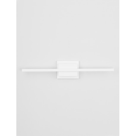 Sandy White Aluminiun & Acrylic LED 12.5 Watt 230 Volt 750Lm 3000K IP20 L: 60.5 W: 6.9 H: 11.8 cm 