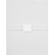 Sandy White Aluminiun & Acrylic LED 12.5 Watt 230 Volt 750Lm 3000K IP20 L: 60.5 W: 6.9 H: 11.8 cm 