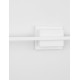 Sandy White Aluminiun & Acrylic LED 12.5 Watt 230 Volt 750Lm 3000K IP20 L: 60.5 W: 6.9 H: 11.8 cm 