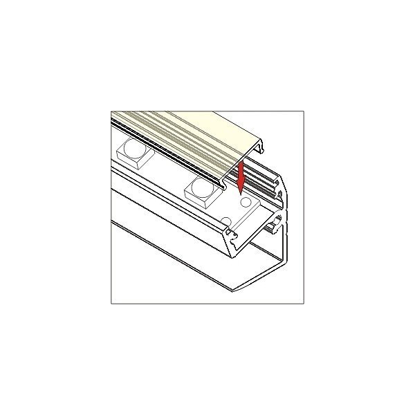 Profilé LED Bord Anodisé 1000mm