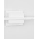 Sandy White Aluminiun & Acrylic LED 12.5 Watt 230 Volt 750Lm 3000K IP20 L: 60.5 W: 6.9 H: 11.8 cm 