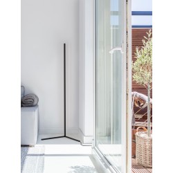 Dimmable Sandy Black Aluminium & Acrylic LED 18 Watt 230 Volt 1700Lm 3000K IP20 L: 58.5 W: 39.8 H: 140.5 cm 