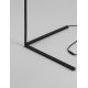 Dimmable Sandy Black Aluminium & Acrylic LED 18 Watt 230 Volt 1700Lm 3000K IP20 L: 58.5 W: 39.8 H: 140.5 cm 