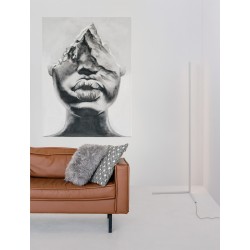 Dimmable Sandy White Aluminium & Acrylic LED 18 Watt 230 Volt 1700Lm 3000K IP20 L: 58.5 W: 39.8 H: 140.5 cm 