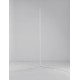 Dimmable Sandy White Aluminium & Acrylic LED 18 Watt 230 Volt 1700Lm 3000K IP20 L: 58.5 W: 39.8 H: 140.5 cm 