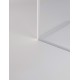 Dimmable Sandy White Aluminium & Acrylic LED 18 Watt 230 Volt 1700Lm 3000K IP20 L: 58.5 W: 39.8 H: 140.5 cm 