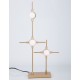 Gold Metal & Acrylic LED 9 Watt 230 Volt 609Lm 3000K IP20 L: 28 W: 9 H: 52 cm 