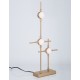 Gold Metal & Acrylic LED 9 Watt 230 Volt 609Lm 3000K IP20 L: 28 W: 9 H: 52 cm 