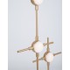 Gold Metal & Acrylic LED 9 Watt 230 Volt 609Lm 3000K IP20 L: 28 W: 9 H: 52 cm 