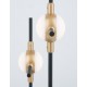 Black & Gold Metal & Acrylic LED 9 Watt 230 Volt 609Lm 3000K IP20 L: 28 W: 9 H: 52 cm 