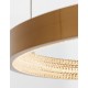 Triac Dimmable Antique Gold Brass Aluminium & Acrylic LED 35 Watt 230 Volt 2264Lm 3000K IP20 D: 60 H: 120 cm Adjustable Height 