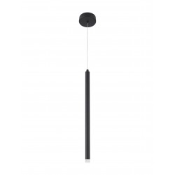 Sandy Black Aluminium & Acrylic LED 3 Watt 230 Volt 271Lm 3000K IP20 D: 2.5 H1: 50 H2: 150 cm Adjustable Height 