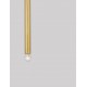 Gold Metal Gold Fabric Wire LED E27 1x12 Watt 230 Volt IP20 Bulb Excluded D: 4.5 H1: 50 H2: 180 cm Adjustable height 