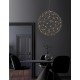 Gold Copper LED 22 Watt 230 Volt 2520Lm 3000K IP20 Led Chip: 60 Pcs D: 80 H: 330 cm Adjustable Height 