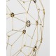 Gold Copper LED 22 Watt 230 Volt 2520Lm 3000K IP20 Led Chip: 60 Pcs D: 80 H: 330 cm Adjustable Height 