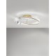 Triac Dimmable Gold Metal & Crystal LED 35W 230 Volt 3728Lm 3500K IP20 Class I D: 60 H: 15 cm 